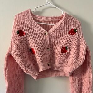Strawberry cardigan